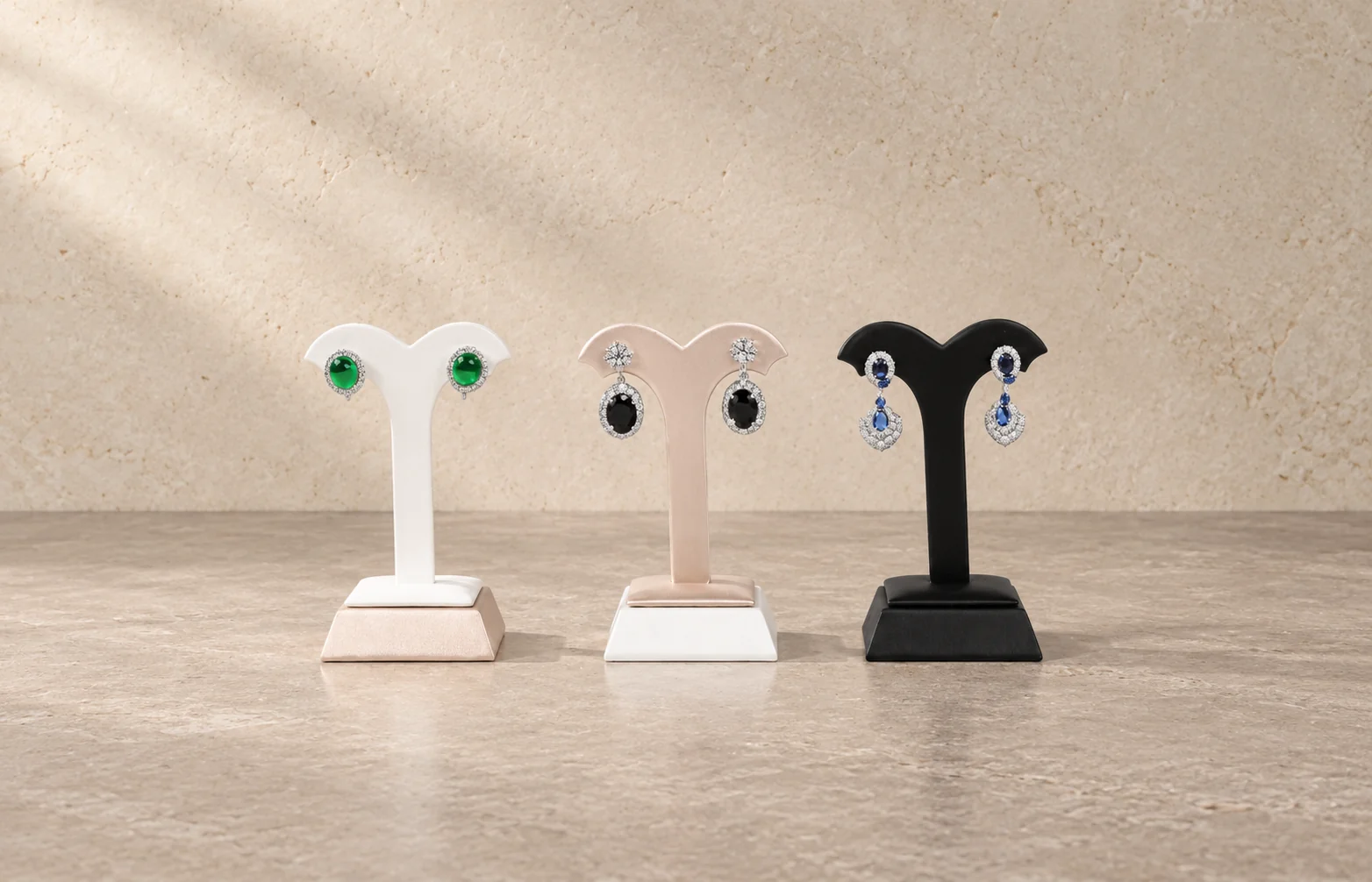 Sculpted earring stands jewelry display, GC CRAFTS