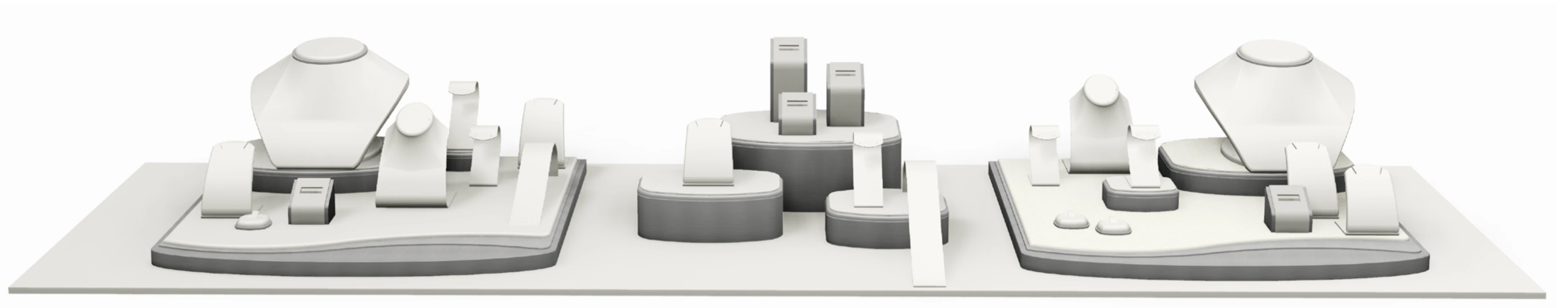 1400 Series countertop showcase arrangement
