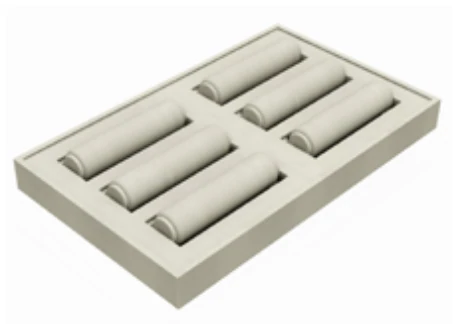 6 ring roll 'A' tray — model MD30A6RR