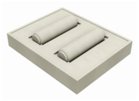 2 ring roll 'G' tray — model MD30G2RR