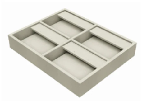 4 pair flap ear 'G' tray — model MD30G4FE