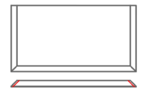 Beveled platform — model MUSR1508